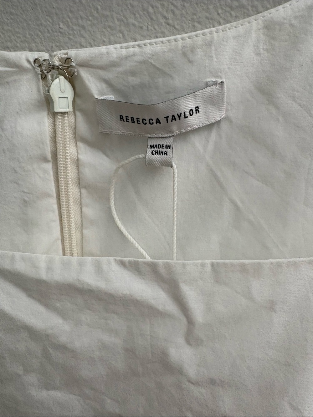 Rebecca Taylor White Mini Dress